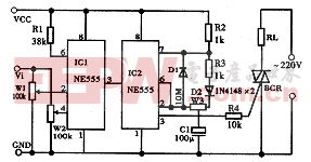 用555集成電路制作多功能保護電路
